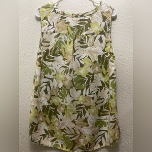 J. Jill  floral sleeveless top